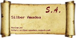 Silber Amadea névjegykártya